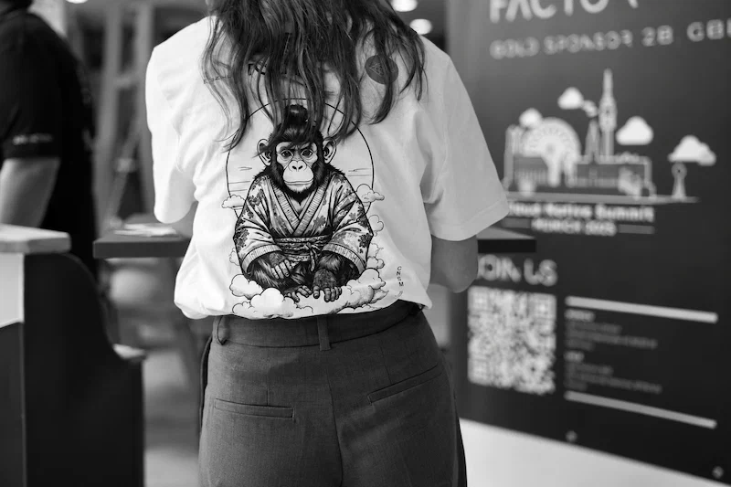ape factory custom conference T-shirt for 2025